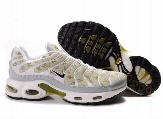 New Men'S Nike Air Max Tn Black/ White/Olivedrab
